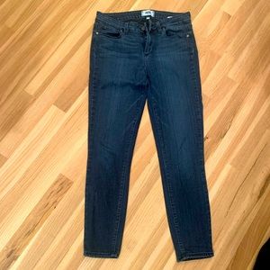 Paige dark wash skinny crop - like new.  Pet/smoke free home.